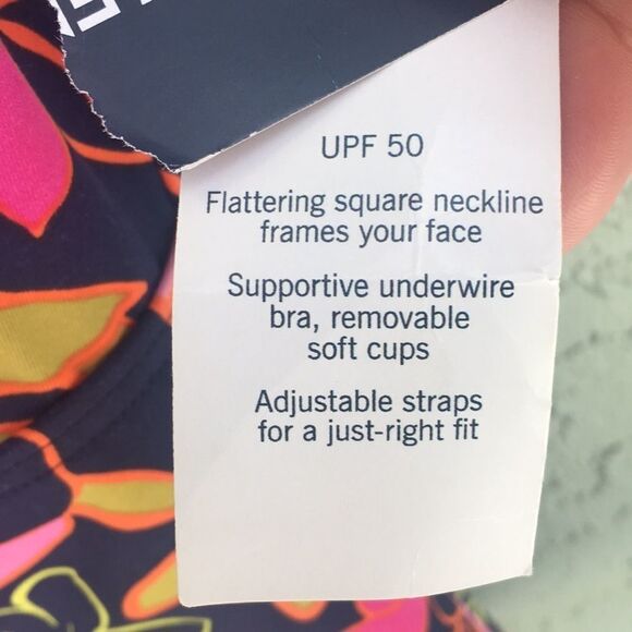 Land’s End Size 2 Bathing Suit Top NWT - Picture 7 of 12